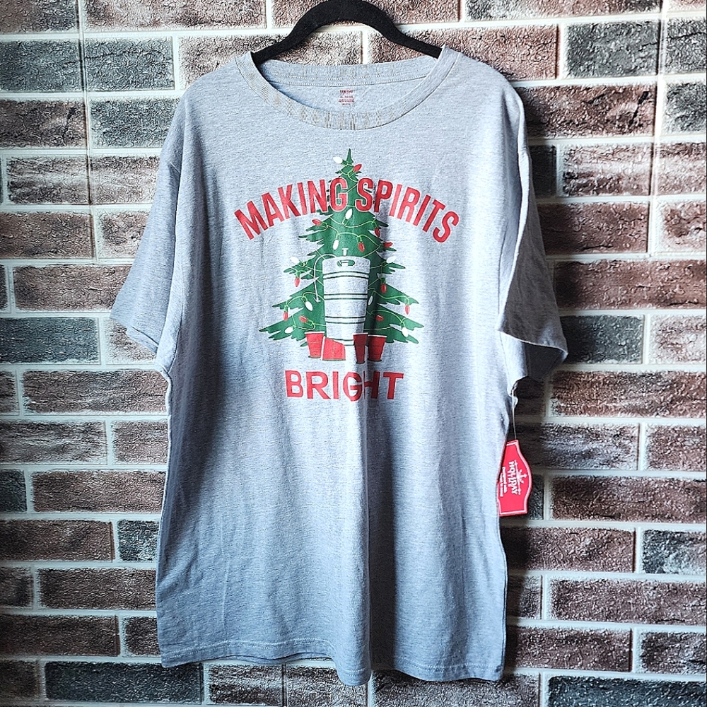 Funny Christmas drinking graphic tee